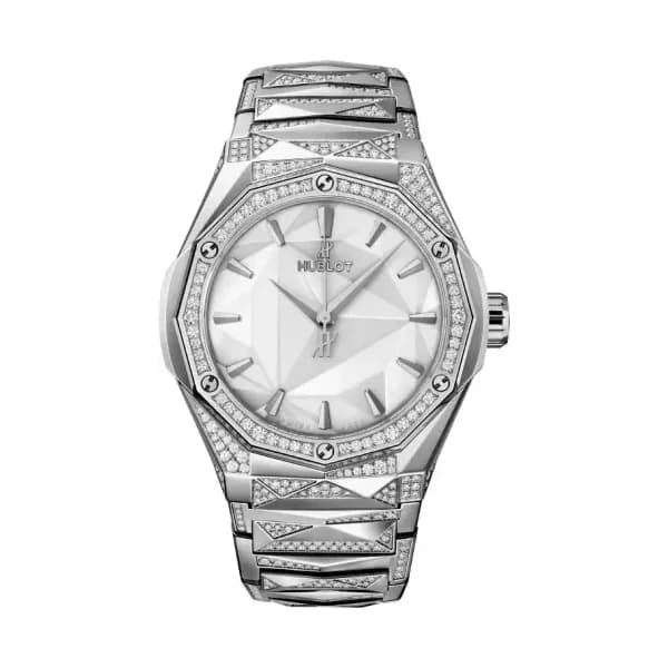 Hublot Orlinski Bracelet Titanium White Alternative Pavé