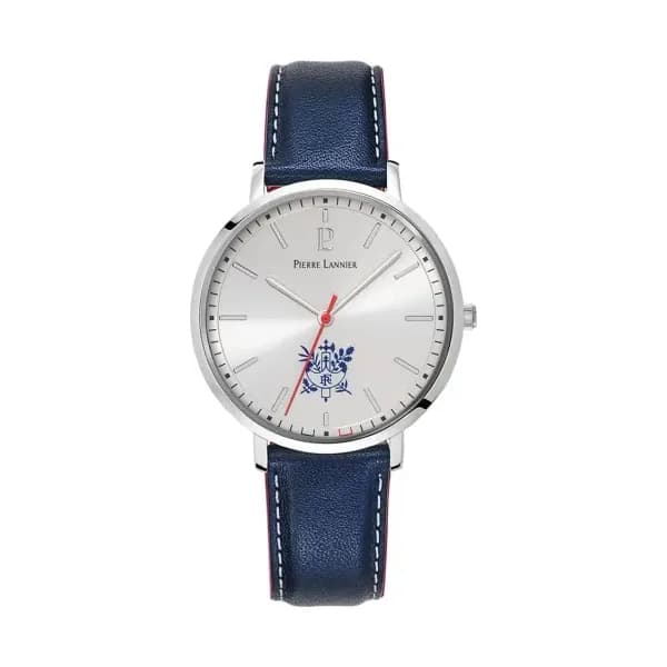 Pierre Lannier Montre Pierre Lannier Collection Élysée en Cuir Bleu