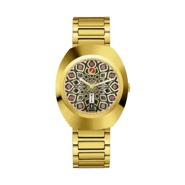 Rado Montre Rado DiaStar Original Automatic 38mm Cadran Serti Zircons Rouges