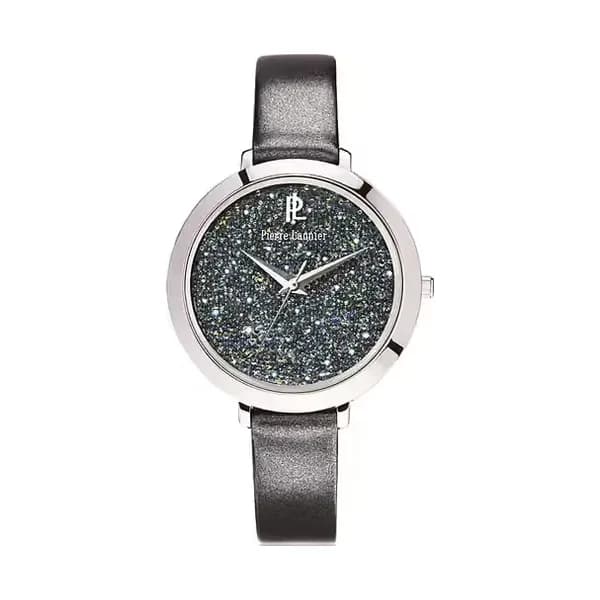 Pierre Lannier Montre Femme PIERRE LANNIER en Cuir Gris Etanche