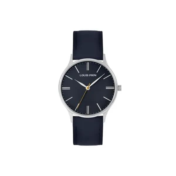 Louis Pion Montre quartz Homme Hector Bleu foncé