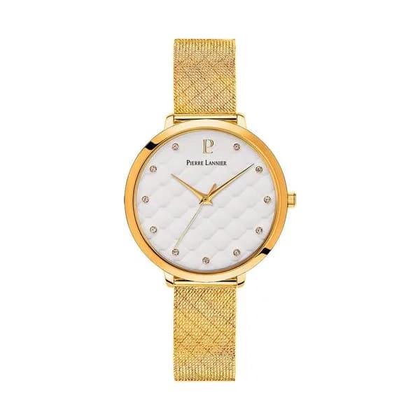 Pierre Lannier Montre Pierre Lannier Collection Grace en Acier et PVD Doré