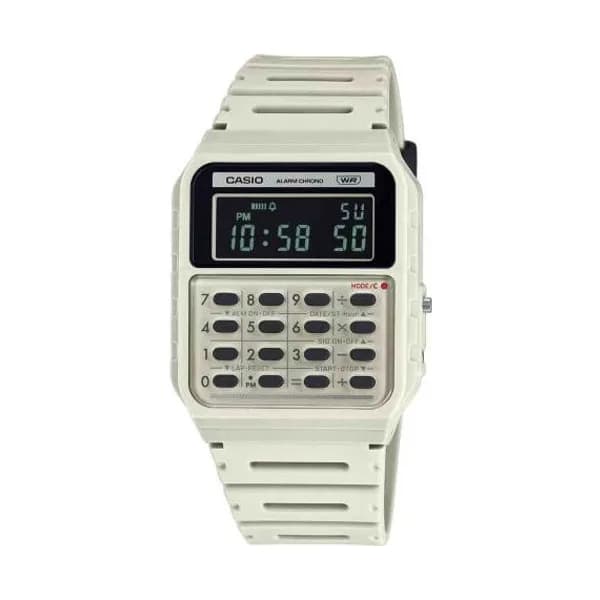 Casio Montre Casio Vintage - Edgy Collection - Blanc Cassé - CA-53WB-8B