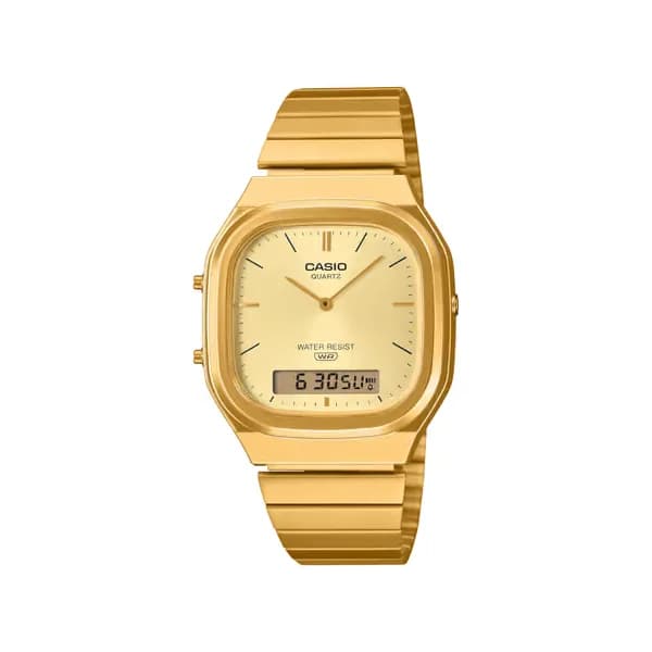 Casio Montre Casio Collection Vintage en Acier et PVD Doré