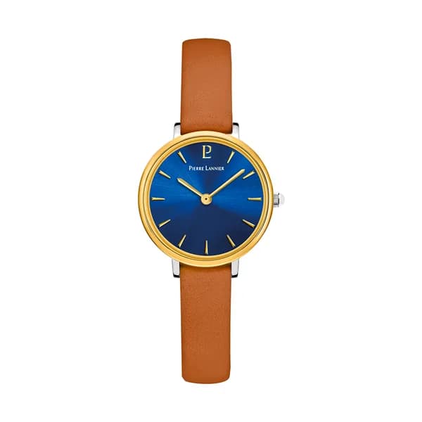 Pierre Lannier Montre Pierre Lannier Nova en Cuir Marron