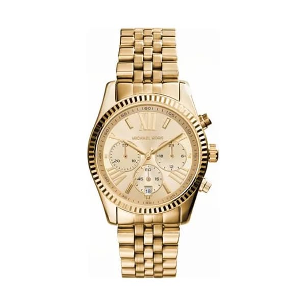 Michael Kors Montre Michael Kors Collection Lexington en Acier et PVD Doré