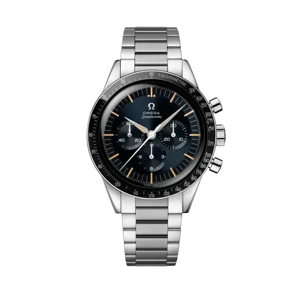 Omega Speedmaster 39,7 mm, acier sur acier
