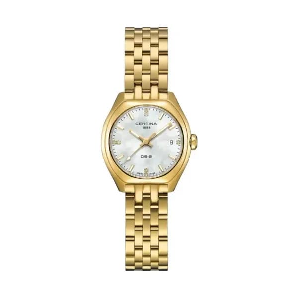 Certina Montre quartz Femme Ds-2 Nacre blanche