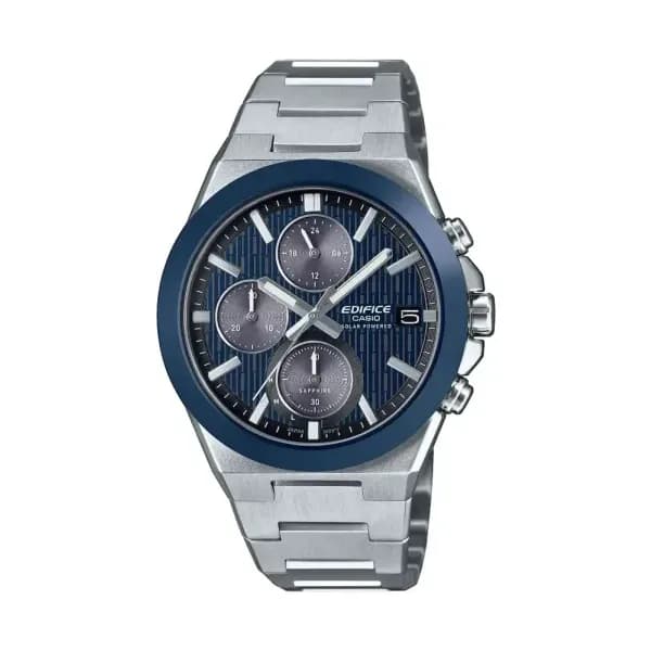 Casio Edifice Montre quartz solaire Homme Edifice Bleu
