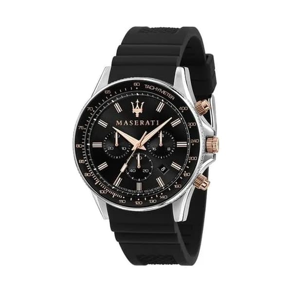 Maserati Montre Homme Maserati Silicium Noir R8871640002