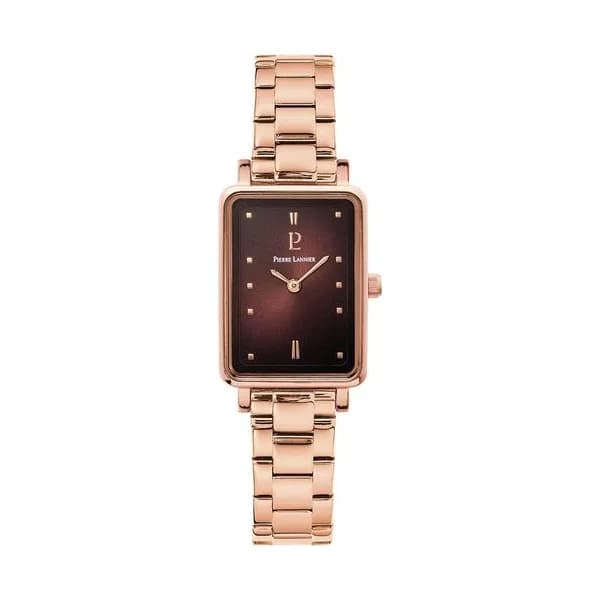 Pierre Lannier Montre Pierre Lannier Collection Ariane en Acier et PVD Doré Rose