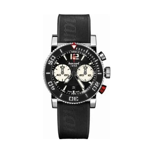 Hanhart Montre Hanhart Primus Diver Noir Automatique diamètre 44 mm- 742.210-1020