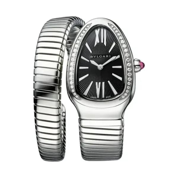 Bulgari Montre quartz Femme Serpenti Noir