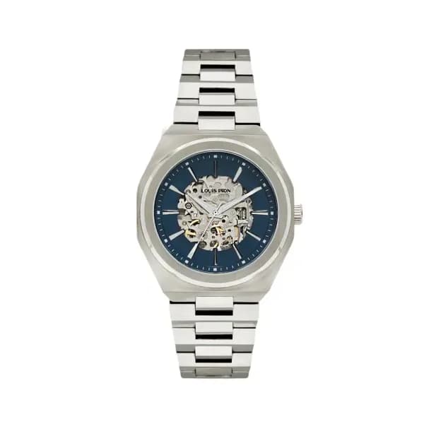 Louis Pion Montre automatique Homme Eric Bleu foncé