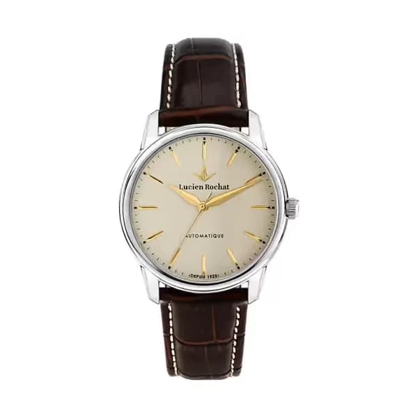 Lucien Rochat Montre Homme Lucien rochat Cuir véritable Marron R0421116016