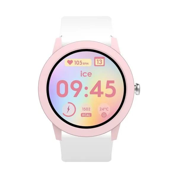 Ice Watch Montre Connectée Ice Watch Collection Ice Smart Junior RD 3.0 en Silicone Blanc