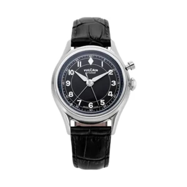 Vulcain Cricket Classique 36MM Black & White/Blue