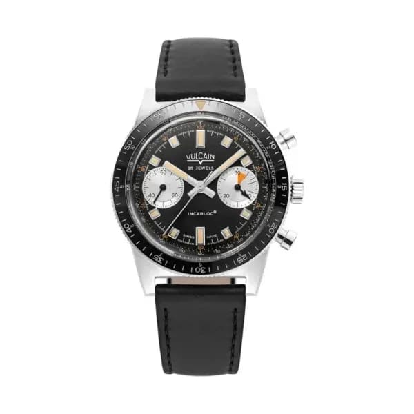 Vulcain Montre Skindiver Chronograph Noir 590176A07