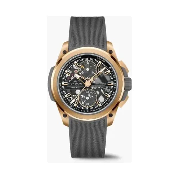 NORQAIN Montre Norqain Wild One 42mm Skeleton Chrono Red Gold Édition limitée Boucle Norteq