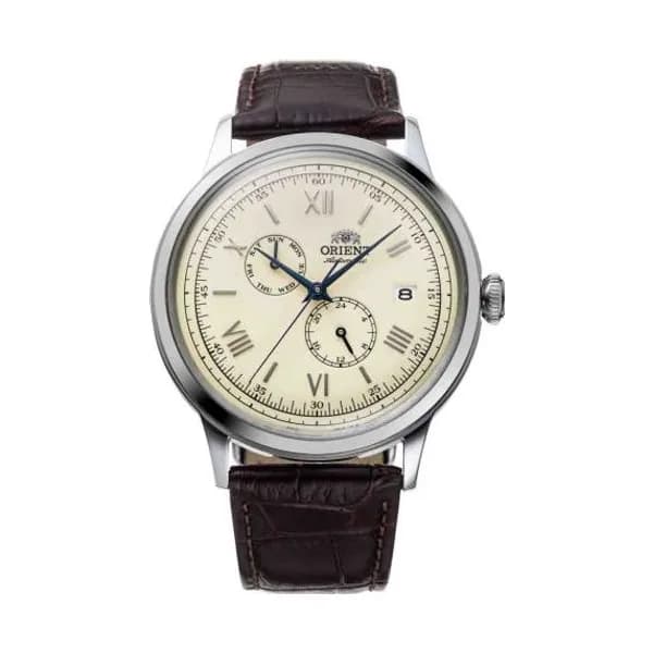Orient Montre Orient Classic Multi-Dial Automatique Cadran Ivoire Bracelet Cuir - RA-AK0702Y