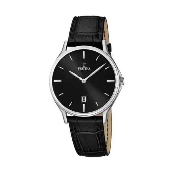 Festina Montre Homme FESTINA en Cuir Noir Etanche