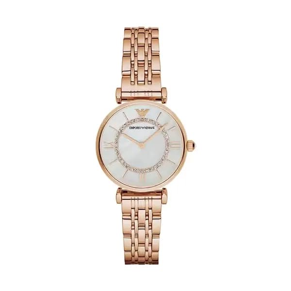 Emporio Armani Montre Analogique Femme Emporio Armani Acier Rose AR1909