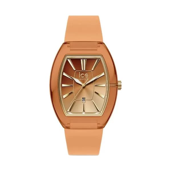 Ice Watch Montre Ice Watch Collection Ice Boliday Dome en Silicone Orange