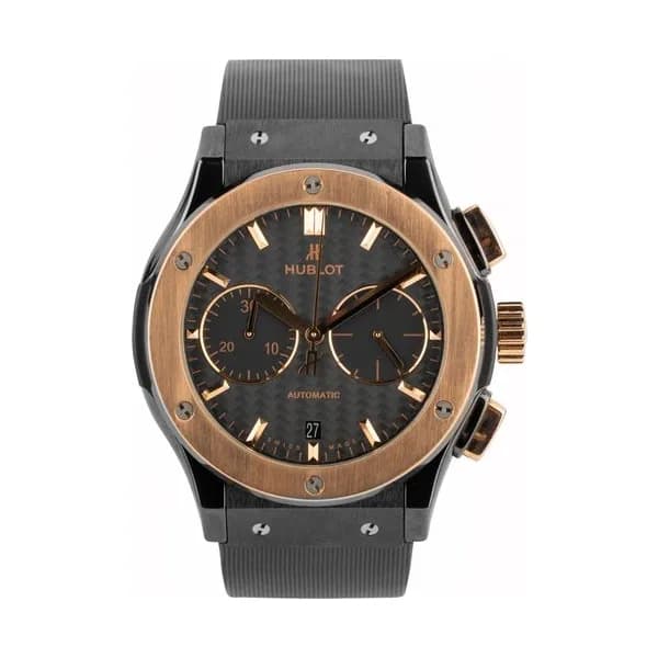 Hublot Montre Hublot Classic Fusion Chronograph Ceramic King Gold automatique 45 mm Full Set 2018