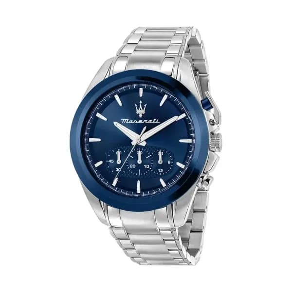 Maserati Montre Maserati Collection Traguardo en Acier Argenté