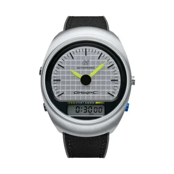 Autodromo Montre Group C Turbo Sport Silver Anodized