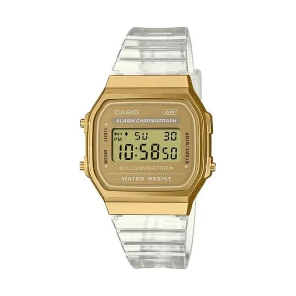 Casio Montre Casio Collection Vintage en Résine Transparent