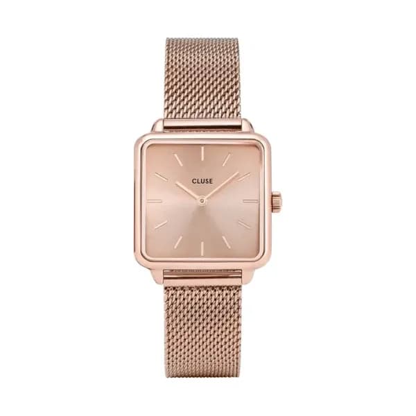 Cluse Montre Cluse Tétragone Mesh Full Rose Gold - 28.5 mm - CW0101207009