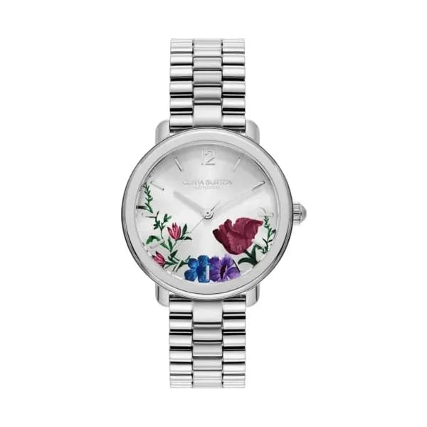 Olivia Burton Montre Olivia Burton Vintage Floral Argenté