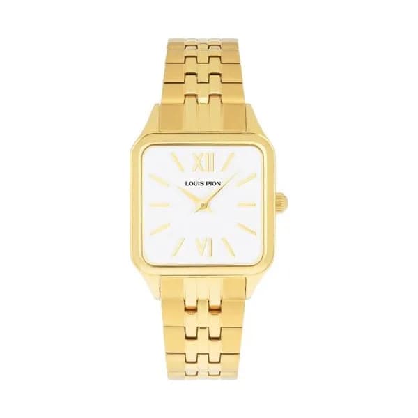 Louis Pion Montre quartz Femme Sienna Blanc