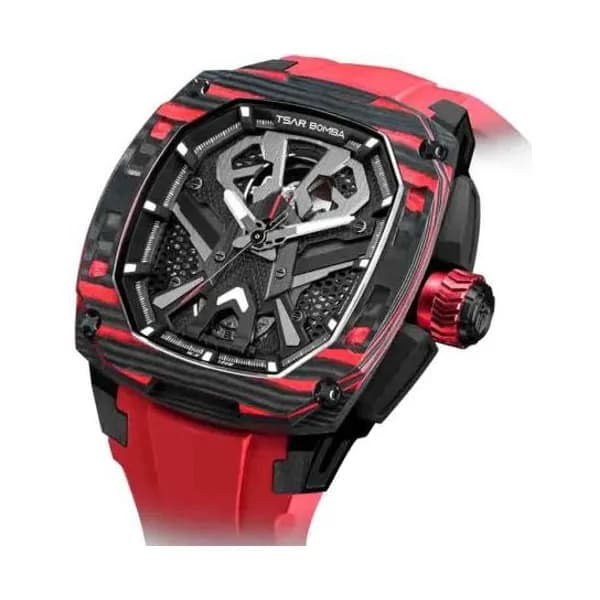 Tsar Bomba Montre tsar Bomba - Dark Matter 3 - Automatique - Rouge - TB8603-02