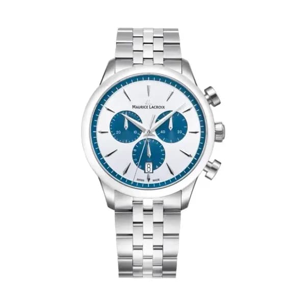 Maurice Lacroix Montre 1975 Quartz Chronograph Date 40mm 751038-SS002-131-1