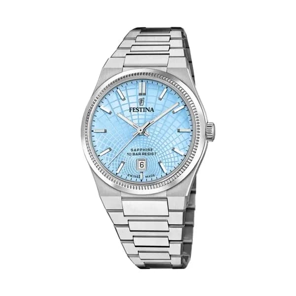 Festina Swiss Made Montre Festina Swiss Made 40 Bleu Sky
