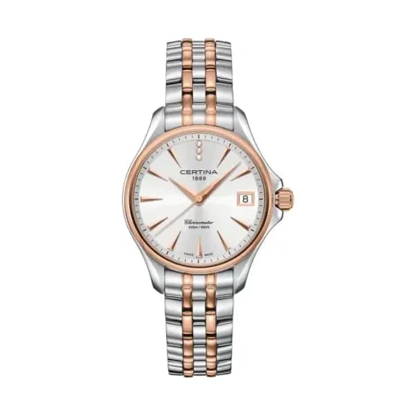 Certina Montre Certina DS Action Lady Diamonds Quartz Cadran Argent