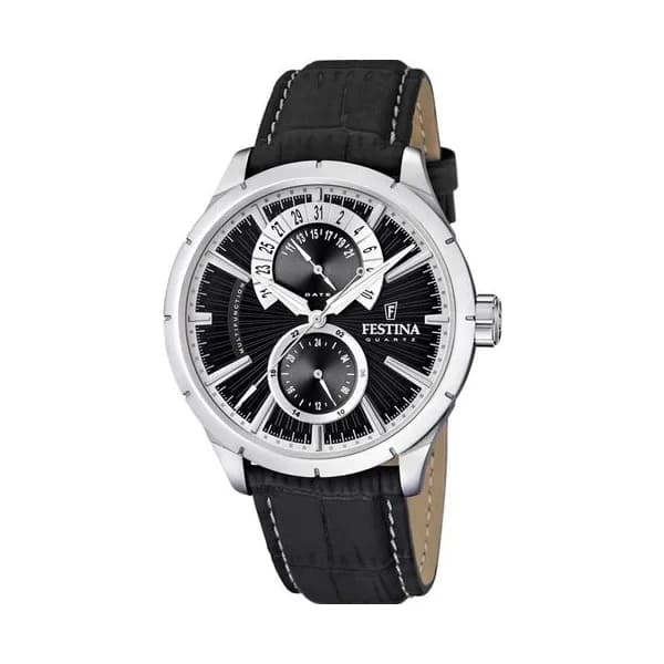 Festina Montre Retro Cuir Bleu F16573/7