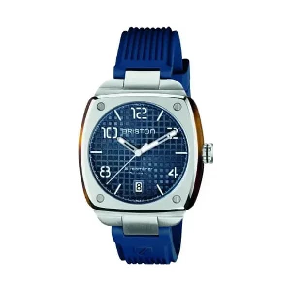 Briston Montre Briston Streamliner Urban Acier &amp; Acétate Cadran Bleu