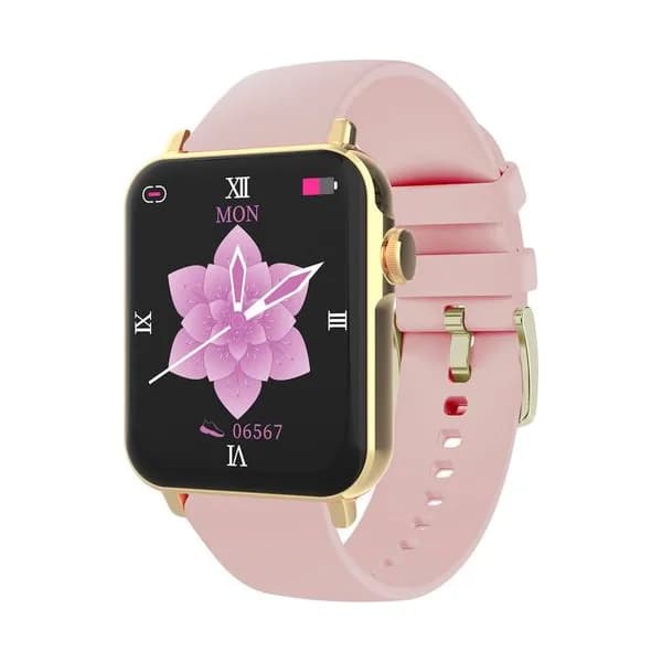 Smarty Montre Connectée Smarty Collection Level en Silicone Rose