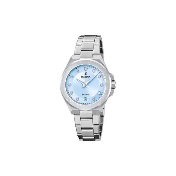 Festina Montre quartz Femme Mademoiselle Bleu clair