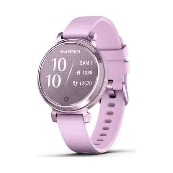 Garmin Montre Garmin Lily Metallic Lilac avec bracelet en silicone lilas 35,5 mm- 010-02839-01