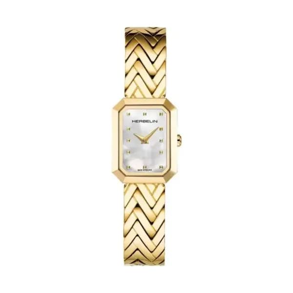 Michel Herbelin Montre michel herbelin Octogone Acier PVD Doré - 17446BP19