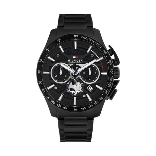 Tommy Hilfiger Montre Tommy Hilfiger Collection Bank en Acier et PVD Noir