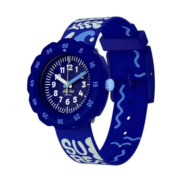 Flik Flak Montre Enfant Island greetings Bleu