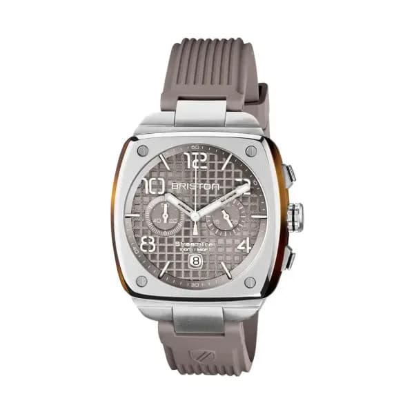 Briston Streamliner Urban Acier et Acétate – Taupe