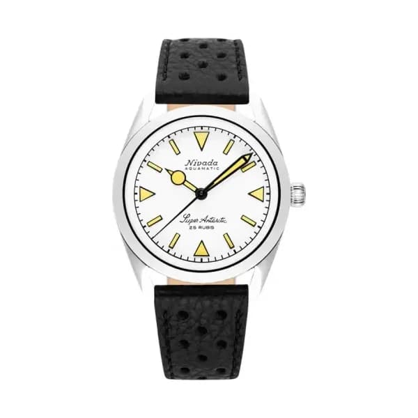 Nivada Grenchen Montre Super Antarctic Blanc 32064A
