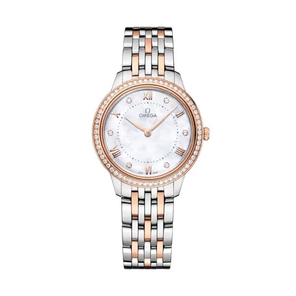 Omega De Ville 30 mm, acier - or « Sedna™ » sur acier - or « Sedna™ »