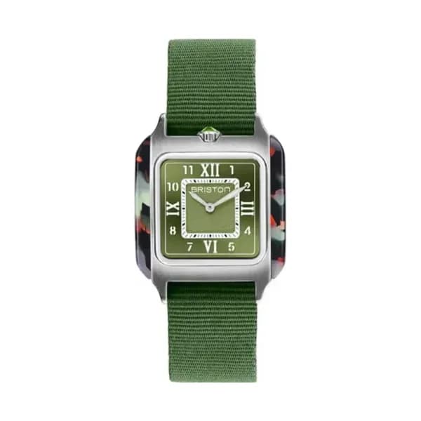 Briston Montre Streamliner Kennedy Spring - HM - Vert Olive 262030.SA.UG.26.NOL